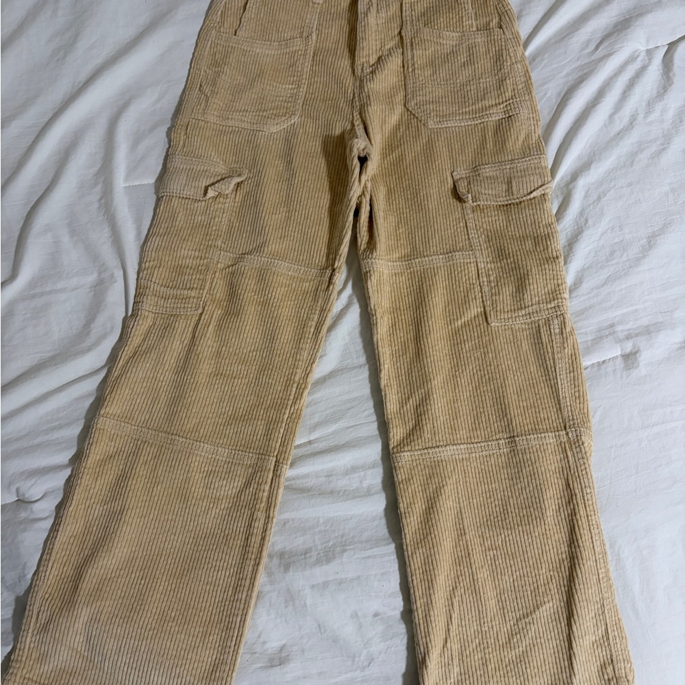 BP Tan Corduroy Cargo Pants